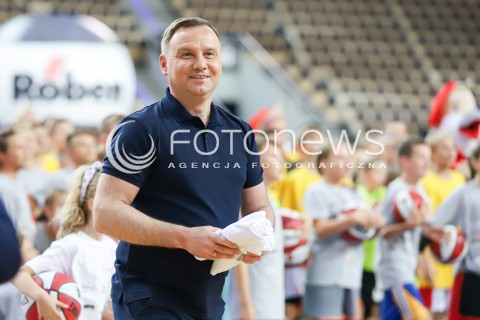  09.07.2018 LODZ <br />
MARCIN GORTAT CAMP 2018<br />
TRENINGI DLA DZIECI<br />
N/Z PREZYDENT RP ANDRZEJ DUDA <br />
 