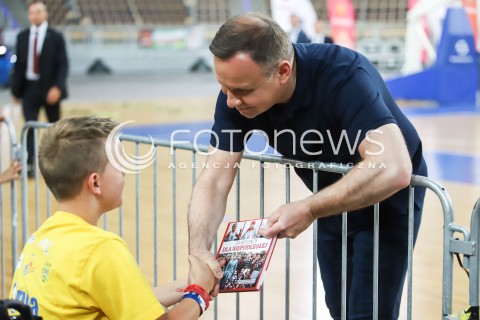  09.07.2018 LODZ <br />
MARCIN GORTAT CAMP 2018<br />
TRENINGI DLA DZIECI<br />
N/Z PREZYDENT RP ANDRZEJ DUDA<br />
 