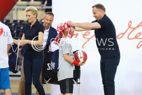  09.07.2018 LODZ <br />
MARCIN GORTAT CAMP 2018<br />
TRENINGI DLA DZIECI<br />
N/Z PREZYDENT RP ANDRZEJ DUDA AGATA KORNHAUSER DUDA<br />
 