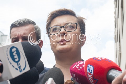  12.07.2018 WARSZAWA<br />KONFERENCJE POLITYKOW<br />N/Z KATARZYNA LUBNAUER<br /> 