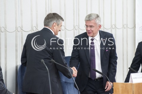  12.07.2018 WARSZAWA SENAT<br />SZCZYT PRZEWODNICZACYCH PARLAMENTOW<br />N/Z STANISLAW KARCZEWSKI MAREK KUCHCINSKI<br /> 