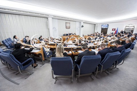  12.07.2018 WARSZAWA SENAT<br />SZCZYT PRZEWODNICZACYCH PARLAMENTOW<br />N/Z SALA PLENARNA SENATU<br /> 