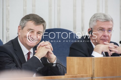  12.07.2018 WARSZAWA SENAT<br />SZCZYT PRZEWODNICZACYCH PARLAMENTOW<br />N/Z STANISLAW KARCZEWSKI MAREK KUCHCINSKI<br /> 