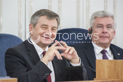  12.07.2018 WARSZAWA SENAT<br />SZCZYT PRZEWODNICZACYCH PARLAMENTOW<br />N/Z STANISLAW KARCZEWSKI MAREK KUCHCINSKI<br /> 