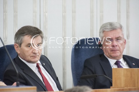  12.07.2018 WARSZAWA SENAT<br />SZCZYT PRZEWODNICZACYCH PARLAMENTOW<br />N/Z STANISLAW KARCZEWSKI MAREK KUCHCINSKI<br /> 