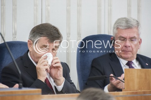  12.07.2018 WARSZAWA SENAT<br />SZCZYT PRZEWODNICZACYCH PARLAMENTOW<br />N/Z STANISLAW KARCZEWSKI MAREK KUCHCINSKI<br /> 