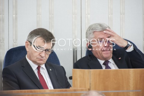  12.07.2018 WARSZAWA SENAT<br />SZCZYT PRZEWODNICZACYCH PARLAMENTOW<br />N/Z STANISLAW KARCZEWSKI MAREK KUCHCINSKI<br /> 