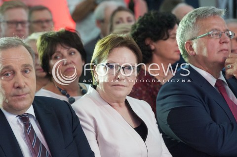  13.07.2018 WARSZAWA <br />UROCZYSTE POSIEDZENIE KLUBU PO I NOWOCZESNA<br />BOJKOT ZGROMADZENIA NARODOWEGO <br />N/Z EWA KOPACZ BRONISLAW KOMOROWSKI GRZEGORZ SCHETYNA<br /> 