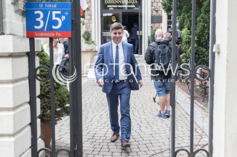  13.07.2018 WARSZAWA <br />UROCZYSTE POSIEDZENIE KLUBU PO I NOWOCZESNA<br />BOJKOT ZGROMADZENIA NARODOWEGO <br />N/Z JAN GRABIEC<br /> 