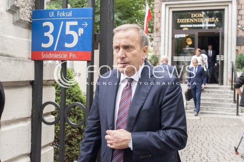  13.07.2018 WARSZAWA <br />UROCZYSTE POSIEDZENIE KLUBU PO I NOWOCZESNA<br />BOJKOT ZGROMADZENIA NARODOWEGO <br />N/Z GRZEGORZ SCHETYNA<br /> 