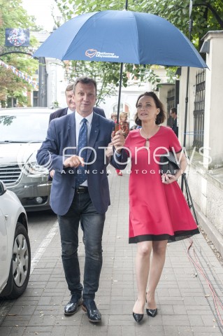  13.07.2018 WARSZAWA <br />UROCZYSTE POSIEDZENIE KLUBU PO I NOWOCZESNA<br />BOJKOT ZGROMADZENIA NARODOWEGO <br />N/Z ANDRZEJ HALICKI JOANNA AUGUSTYNOWSKA<br /> 