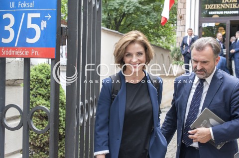  13.07.2018 WARSZAWA <br />UROCZYSTE POSIEDZENIE KLUBU PO I NOWOCZESNA<br />BOJKOT ZGROMADZENIA NARODOWEGO <br />N/Z JOANNA MUCHA WLODZIMIERZ KARPINSKI<br /> 
