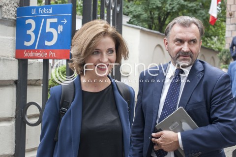  13.07.2018 WARSZAWA <br />UROCZYSTE POSIEDZENIE KLUBU PO I NOWOCZESNA<br />BOJKOT ZGROMADZENIA NARODOWEGO <br />N/Z JOANNA MUCHA WLODZIMIERZ KARPINSKI<br /> 