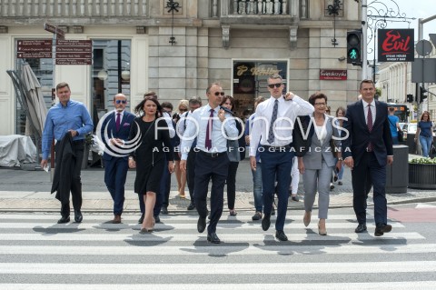 13.07.2018 WARSZAWA <br />UROCZYSTE POSIEDZENIE KLUBU PO I NOWOCZESNA<br />BOJKOT ZGROMADZENIA NARODOWEGO <br />N/Z TOMASZ KOSTUS ANNA WASILEWSKA BORYS BUDKA NORBERT OBRYCKI MONIKA WIELICHOWSKA ARKADIUSZ MARCHEWKA<br /> 