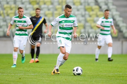  13.07.2018 GDANSK<br />
PILKA NOZNA - SPARING<br />
MECZ LECHIA GDANSK - ASTERAS TRIPOLIS<br />
N/Z MICHAL MAK SYLWETKA<br />
 