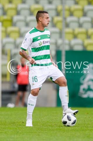  13.07.2018 GDANSK<br />
PILKA NOZNA - SPARING<br />
MECZ LECHIA GDANSK - ASTERAS TRIPOLIS<br />
N/Z ARIEL BORYSIUK SYLWETKA<br />
 