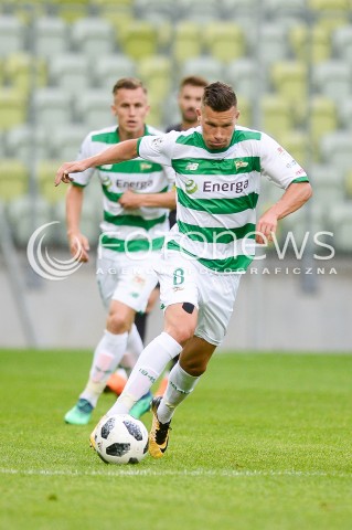  13.07.2018 GDANSK<br />
PILKA NOZNA - SPARING<br />
MECZ LECHIA GDANSK - ASTERAS TRIPOLIS<br />
N/Z MICHAL MAK SYLWETKA<br />
 