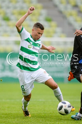  13.07.2018 GDANSK<br />
PILKA NOZNA - SPARING<br />
MECZ LECHIA GDANSK - ASTERAS TRIPOLIS<br />
N/Z MICHAL MAK SYLWETKA<br />
 