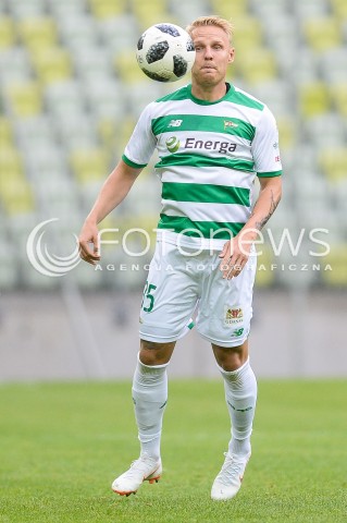  13.07.2018 GDANSK<br />
PILKA NOZNA - SPARING<br />
MECZ LECHIA GDANSK - ASTERAS TRIPOLIS<br />
N/Z DANIEL LUKASIK SYLWETKA<br />
 