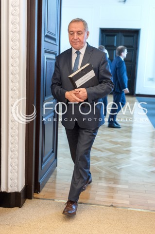  17.07.2018 WARSZAWA<br />POSIEDZENIE RADY MINISTROW<br />N/Z HENRYK KOWALCZYK<br /> 