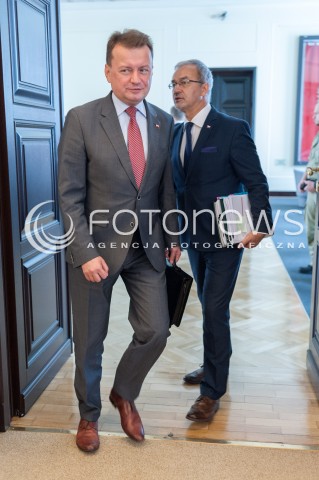  17.07.2018 WARSZAWA<br />POSIEDZENIE RADY MINISTROW<br />N/Z MARIUSZ BLASZCZAK JERZY KWIECINSKI<br /> 