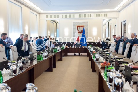 Posiedzenie Rady Ministrów w Warszawie