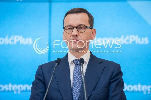  17.07.2018 WARSZAWA<br />KONFERENCJA DOSTEPNOSC PLUS<br />N/Z PREMIER MATEUSZ MORAWIECKI<br /> 