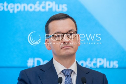  17.07.2018 WARSZAWA<br />KONFERENCJA DOSTEPNOSC PLUS<br />N/Z PREMIER MATEUSZ MORAWIECKI<br /> 