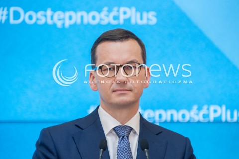  17.07.2018 WARSZAWA<br />KONFERENCJA DOSTEPNOSC PLUS<br />N/Z PREMIER MATEUSZ MORAWIECKI<br /> 