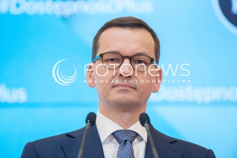  17.07.2018 WARSZAWA<br />KONFERENCJA DOSTEPNOSC PLUS<br />N/Z PREMIER MATEUSZ MORAWIECKI<br /> 