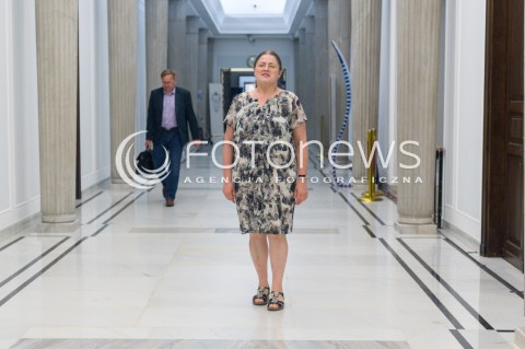  17.07.2018 WARSZAWA SEJM<br />DZIEN W SEJMIE<br />N/Z KRYSTYNA PAWLOWICZ<br /> 