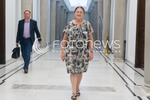  17.07.2018 WARSZAWA SEJM<br />DZIEN W SEJMIE<br />N/Z KRYSTYNA PAWLOWICZ<br /> 