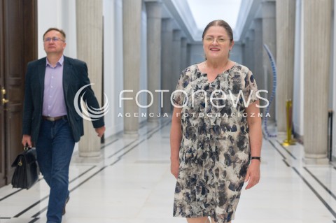  17.07.2018 WARSZAWA SEJM<br />DZIEN W SEJMIE<br />N/Z KRYSTYNA PAWLOWICZ<br /> 