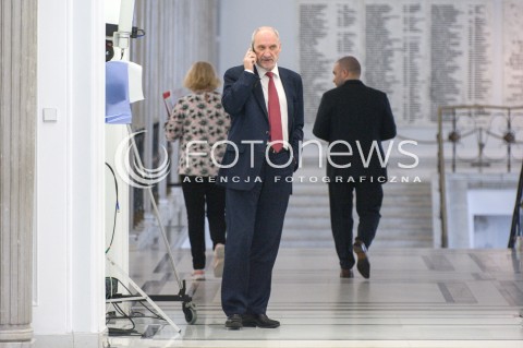  17.07.2018 WARSZAWA SEJM<br />DZIEN W SEJMIE<br />N/Z ANTONI MACIEREWICZ<br /> 