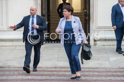  17.07.2018 WARSZAWA SEJM<br />DZIEN W SEJMIE<br />N/Z BEATA SZYDLO<br /> 