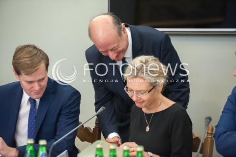  18.07.2018 WARSZAWA SEJM<br />POSIEDZENIE SEJMU<br />KOMISJA DS. AMBER GOLD<br />N/Z JACEK ROSTOWSKI JAN VINCENT MALGORZATA WASSERMANN<br /> 