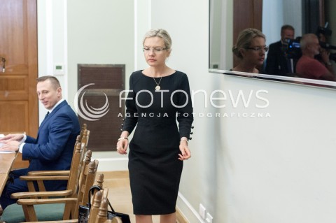  18.07.2018 WARSZAWA SEJM<br />POSIEDZENIE SEJMU<br />KOMISJA DS. AMBER GOLD<br />N/Z MALGORZATA WASSERMANN KRZYSZTOF BREJZA<br /> 
