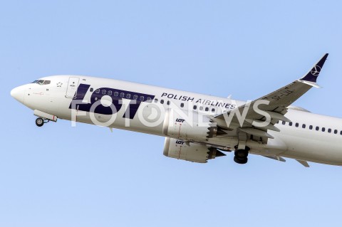  18.07.2018 LOTNISKO RZESZOW JASIONKA <br />SAMOLOT BOEING 737 MAX POLSKIE LINIE LOTNICZE PLL LOT <br />N/Z SAMOLOT BOEING 737 - 8 MAX REJESTRACJA SP-LVA<br /> 