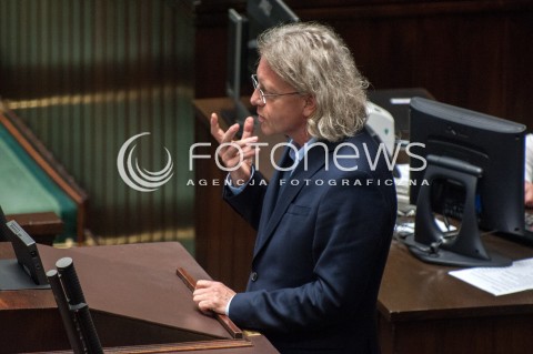  19.07.2018 WARSZAWA SEJM<br />POSIEDZENIE SEJMU<br />N/Z KRZYSZTOF MIESZKOWSKI<br /> 