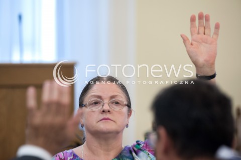  19.07.2018 WARSZAWA SEJM<br />POSIEDZENIE SEJMU<br />KOMISJA SPRAWIEDLIWOSCI I PRAW CZLOWIEKA<br />N/Z KRYSTYNA PAWLOWICZ<br /> 