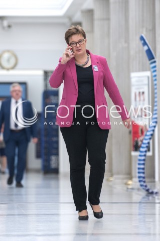  19.07.2018 WARSZAWA SEJM<br />POSIEDZENIE SEJMU<br />N/Z KATARZYNA LUBNAUER<br /> 
