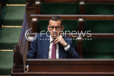  19.07.2018 WARSZAWA SEJM<br />POSIEDZENIE SEJMU<br />N/Z PREMIER MATEUSZ MORAWIECKI<br /> 