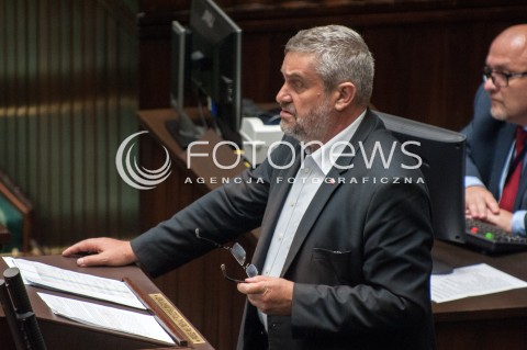  19.07.2018 WARSZAWA SEJM<br />POSIEDZENIE SEJMU<br />N/Z JAN KRZYSZTOF ARDANOWSKI<br /> 