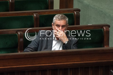  19.07.2018 WARSZAWA SEJM<br />POSIEDZENIE SEJMU<br />N/Z JAN KRZYSZTOF ARDANOWSKI<br /> 