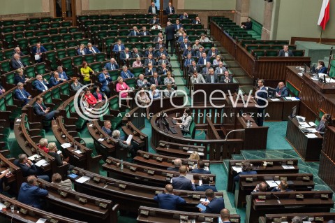 Posiedzenie Sejmu w Warszawie