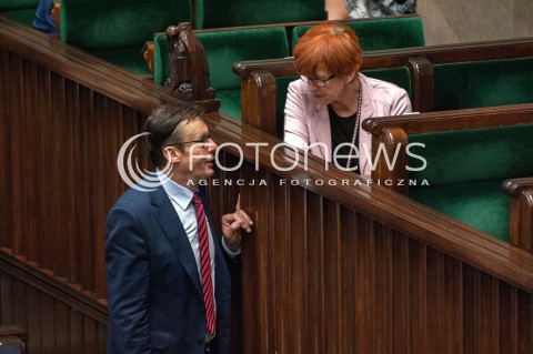  20.07.2018 WARSZAWA SEJM<br />POSIEDZENIE SEJMU<br />N/Z MAREK AST ELZBIETA RAFALSKA<br /> 