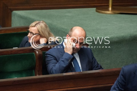  20.07.2018 WARSZAWA SEJM<br />POSIEDZENIE SEJMU<br />N/Z LUKASZ PIEBIAK<br /> 