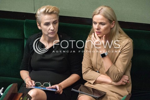  20.07.2018 WARSZAWA SEJM<br />POSIEDZENIE SEJMU<br />N/Z JOANNA SCHEURING WIELGUS JOANNA SCHMIDT<br /> 