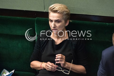  20.07.2018 WARSZAWA SEJM<br />POSIEDZENIE SEJMU<br />N/Z JOANNA SCHEURING WIELGUS<br /> 