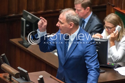  20.07.2018 WARSZAWA SEJM<br />POSIEDZENIE SEJMU<br />N/Z JACEK PROTASIEWICZ<br /> 